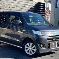 安心の総額表示！車検満たん★スズキワゴンRスティングレー走行6万km禁煙車ナビTVアルミホイールの画像