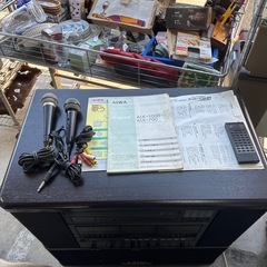 アイワ　レーザーディスク　カラオケ　通電のみの画像