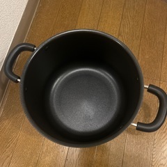 ニトリの寸胴鍋 直火 IH 両対応の画像