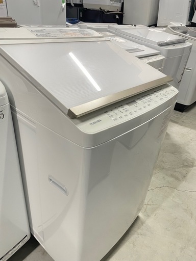北九州市内配送無料　保証付き 東芝AW-10SV5 縦型洗濯乾燥機 グランホワイト [洗濯10.0kg /乾燥5.0kg /ヒーター乾燥(排気タイプ) /上開き]