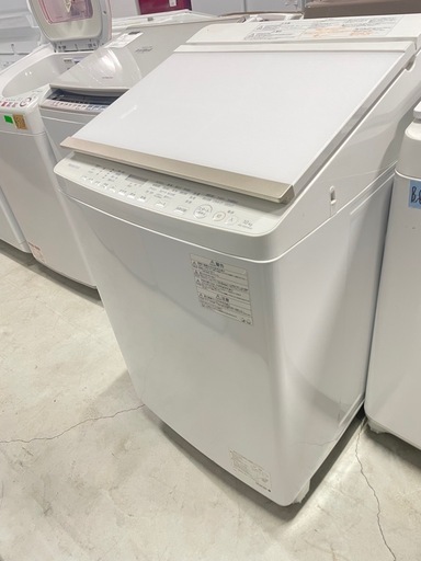 北九州市内配送無料　保証付き 東芝AW-10SV5 縦型洗濯乾燥機 グランホワイト [洗濯10.0kg /乾燥5.0kg /ヒーター乾燥(排気タイプ) /上開き]