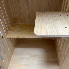 猫用　　木の３段ゲージ、ケージ　2万円相当　の画像