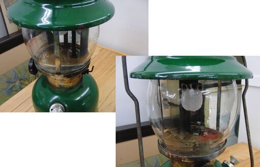 ヴィンテージ コールマン 200A ガソリンランタン 1981年 3月 緑 グリーン キャンプ バースディランタン 人気 レトロ Co