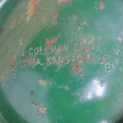 ヴィンテージ コールマン 200A ガソリンランタン 19781年 3月 緑 グリーン キャンプ バースディランタン 人気 レトロ Coleman 札幌 手稲の画像