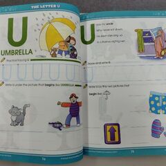 子供用英語ワークーシートブック。320ページの画像