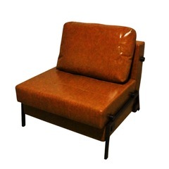 12/15まで【定価29,800円】ソファ　ソファベッド 2F-902C 1人掛けライトブラウン　noce ノーチェの画像