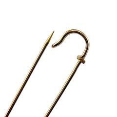 エルメス  ブローチ ゴールド  HERMES ピンブローチ アクセサリーの画像