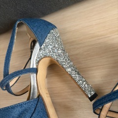 デニムヒールの画像