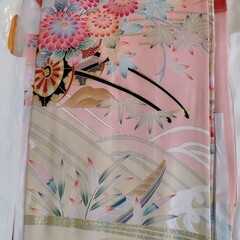 振り袖と、帯の画像