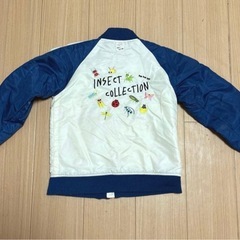インセクト　コレクション　虫　Lサイズ　L 昆虫コレクション スカジャン　青の画像