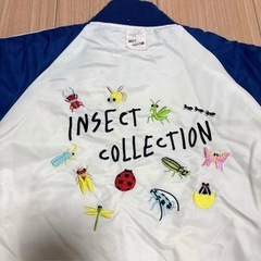 インセクト　コレクション　虫　Lサイズ　L 昆虫コレクション スカジャン　青の画像