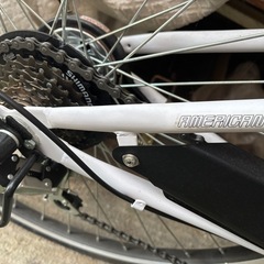 早い者勝ち　クロスバイク　ホワイト　一度試し乗りのみ　27インチの画像