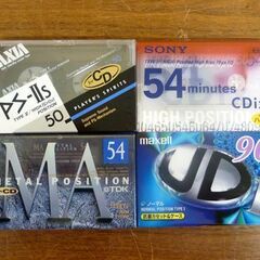 ☆未使用品 オーディオカセットテープ 11点セット Konica maxell SONY TDK AXIA ノーマルポジション ハイポジション メタルポジション 札幌市 豊平区 平岸店の画像