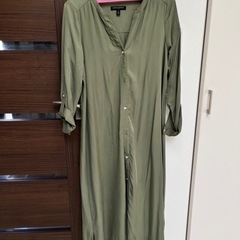 BANANA REPUBLIC XSサイズ カーキ系 ワンピース　サイズSや細身のMの方でもの画像