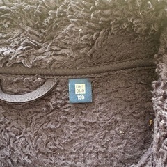 サイズ130/ユニクロフリース　ネイビーの画像