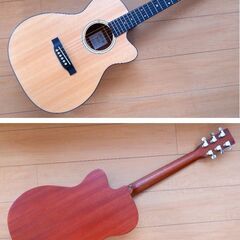 マーチンのエレアコ　Martin　000CJR-10E Natural（保証期間残あり）の画像