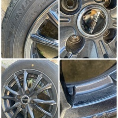 スノータイヤ　スタッドレス　ホイールセット　トヨタ　タンク　ルーミー　トール　ダイハツ　パッソ　ブリヂストン165/65R14 79Qの画像