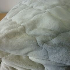 ※取引中/売約済*********** ②　未使用/新品　［シングル］敷パッド一体型 ボックスシーツ 洗える 吸湿発熱 フランネル生地 抗菌 防臭　ミストグレーの画像