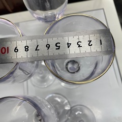 ワイングラス　プラスチック5個セットの画像