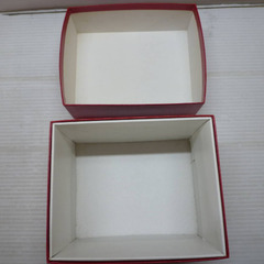 ☆▲Baccarat　バカラ　赤いボックス　ケース　空箱　ブランド箱　ブランドケース　箱　ボックス　赤　2個セット　cの画像