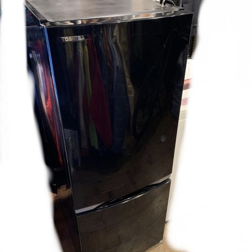 TOSHIBA 153L 冷凍冷蔵庫 GR-M15BS(W) 2018年製 東芝