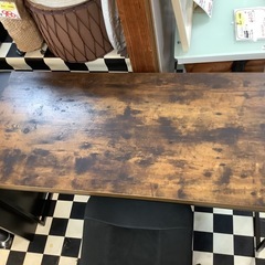 【リサイクルサービス八光】幅120㎝　ニトリ　デスク Nステイン　PCデスクセットの画像