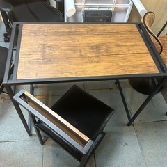 アイアン　デスクテーブルセットの画像