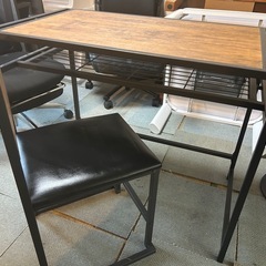 アイアン　デスクテーブルセットの画像