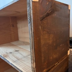 (無料)りんご箱2つセットの画像