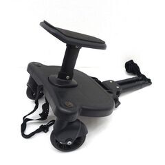 0220528572■ 　ロザリー 保育士が監修 ベビーカーステップ バギー サドル付　ブラックの画像