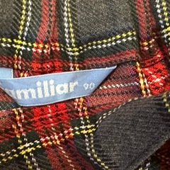 90㎝　familiarスカートの画像