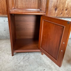 電話台　収納棚の画像