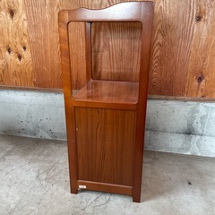 電話台　収納棚の画像