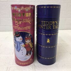 2缶セット！MILLER'S シルバークレーン ウインターギフトブック缶 お菓子の画像