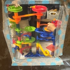 【子ども用おもちゃ】ビー玉転がし／マーブルラン／パーツたっぷりの画像