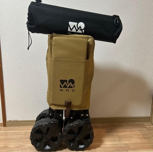 【WAQ 】キャリーワゴン・アルミテーブル大容量106L・大型タイヤ・耐荷重150kg