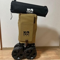 【WAQ 】キャリーワゴン・アルミテーブル大容量106L・大型タイヤ・耐荷重150kgの画像