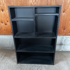 本棚　ブラックの画像