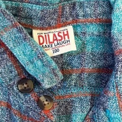 100㎝　DILASCHのシャツワンピースの画像