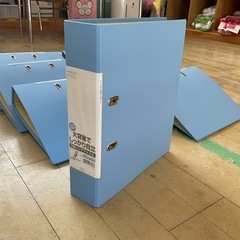 【美品】事務ファイル ふたつ穴リングファイル10個まとめ売りの画像