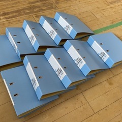 【美品】事務ファイル ふたつ穴リングファイル10個まとめ売りの画像