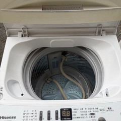 Hisense HW-E5503 全自動 電気 洗濯機 2020年製 5.5kg の画像