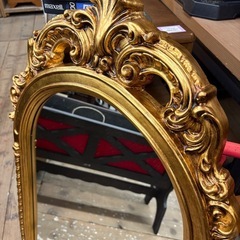 《リユースマン倉敷》【在庫１個】アンティーク鏡 レトロミラー   姿鏡🪞の画像