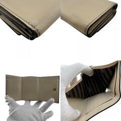 フェンディ FENDI 三つ折り財布 コンパクトウォレット FFロゴ 8M0395 アイボリーの画像