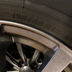 バリ山　 195 /65 R15　プリウス　横浜アイスガード　スタッドレスタイヤ　30型
に履い ていましたの画像