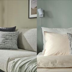 新品未使用 柄物クッション　カラー グレー×4個の画像