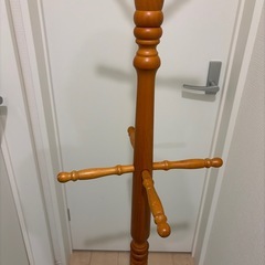 木製 ポールハンガーの画像