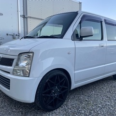 車検長い‼️取付したばかりの9インチナビ⭐️17インチホイール⭐️ダウンサス⭐️MJ22Sの画像