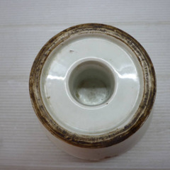 ☆▲杯洗　骨董　アンティーク　古伊万里？　伊万里　器　染付　蝶々　花　高さ 16㎝　飾り　インテリア　eの画像