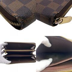 ルイヴィトン LOUIS VUITTON 長財布 ダミエ ジッピーウォレット ラウンドファスナー N41661 ブラウンの画像